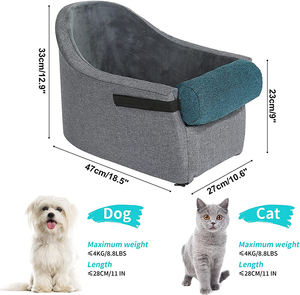 Accoudoir pour petits chiens, siège d'appoint pour <span class=keywords><strong>voiture</strong></span>, Console centrale, siège de <span class=keywords><strong>voiture</strong></span>, Console centrale, siège pour chien - Product Image 3