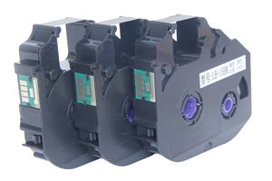 Cartouche de <span class=keywords><strong>ruban</strong></span> compatible avec le <span class=keywords><strong>ruban</strong></span> d'étiquettes noir <span class=keywords><strong>Ruban</strong></span> LB-15BK compatible avec les imprimantes d'étiquettes pour les rubans d'imprimantes - Product Image 2