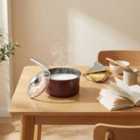 Offre Spéciale : Ensemble de 6 Ustensiles de Cuisine Essentiels en Acier Carbone Antiadhésif Violet pour la Maison