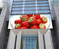 Écran LED numérique vidéo P5 fixe pour extérieur, monté sur portail de bâtiment, résistant à l'eau IP65, HDR10+, lisible en plein soleil