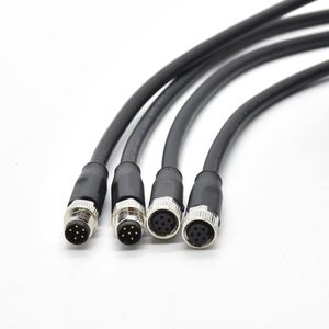 ขั้วต่อวงกลม6 PIN เซ็นเซอร์ไฟฟ้าสายไฟพีวีซีปลั๊กตัวผู้ตัวเมียขั้ว IP67กันน้ำขั้วต่อ M8 - Product Image 6