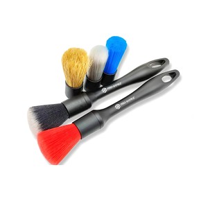 Kit de brosses de détaillage PROWORKZ ultra douces 5 pièces, poils de sanglier, microfibre, pour le <span class=keywords><strong>lavage</strong></span> de <span class=keywords><strong>voiture</strong></span>, l'intérieur, le compartiment moteur, les aérateurs - Product Image 4
