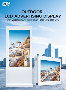 Pantalla Gigante para Montaje en Pared Exterior 4K de 75 Pulgadas, 2000 Nits, Cristal de 6mm, IP65, Android 2+32GB con Texto para Edificios de Sede Corporativa - Product Image 2
