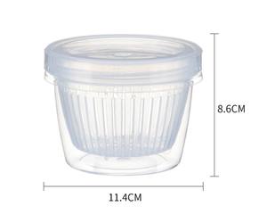 Bac à fruits transparent avec couvercle boîte d'emballage en plastique pour fruits et légumes, sushi, bac à fruits en plastique - Product Image 3