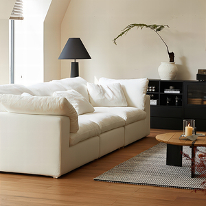 Ensemble de meubles modulaires 3 pièces en velours côtelé, design compressé, inspiré des meubles convertibles - Vente directe usine Chine, emballage sous vide - Product Image 4