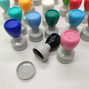 Tampons ronds personnalisés pastel pour enseignant en <span class=keywords><strong>anglais</strong></span>, tampons flash pastel de 30 mm - Product Image 2