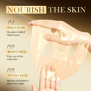 Maschera Facciale al Collagene Levigante Anti-Rughe Aumenta l'Elasticità della Pelle Maschera Facciale Idratante con Acido Ialuronico - Product Image 4
