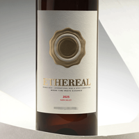 Etiqueta para Botellas de Vino, Cerveza y Whisky, Papel de Arte Texturizado de Lujo con Relieve 3D, Resistente al Aceite, Impermeable, de Alta Calidad, Ecológico y Reciclable