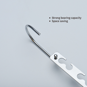 Bán Buôn Kim Loại Ma Thuật Móc Áo Kim Loại Đa Chức Năng Quần Áo Móc Áo Để Tiết Kiệm Không Gian Và Lưu Trữ - Product Image 4