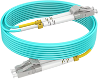 Kabel Fiber Patch Ruiara LC UPC-LC UPC OM3 10Gb/Gigabit Multi-Mode Jumper Duplex 50/125um LSZH Kabel Serat Optik Garansi 1 Tahun