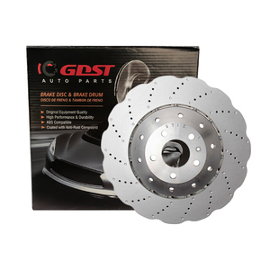 GDST ricambi Auto Auto ad alte prestazioni ruota anteriore carboceramica <span class=keywords><strong>disco</strong></span> del rotore del freno 4 g0615301ah 4 g0 615 301 <span class=keywords><strong>E</strong></span> per Audi A6 A7 - Product Image 1