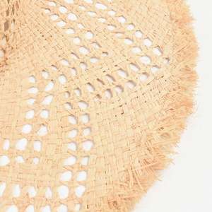 Female Hand Woven Hollow Raffia <b>Straw</b> <b>Hats</b> <b>Summer</b> Women Large Brim Dome Sunshade Beach <b>Straw</b> <b>Hat</b> - Product Image 6