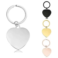 Porte-clés magnétique personnalisé pour couple, cœur gravable en acier inoxydable, cadeau de mariage personnalisé pour les amoureux