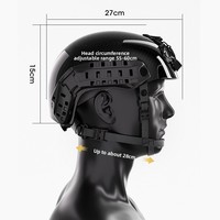 Casque en fibre de carbone FAST - Durable, robuste, respirant et léger pour le cyclisme, le VTT et le gaming CS - Fabriqué en Chine