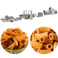 Ligne de production entièrement automatique à haute efficacité pour la fabrication de chips de maïs triangulaires frites en acier inoxydable