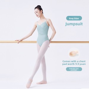 Costumes de danse de ballet en nylon pour femmes Costumes de danse pour adultes avec <span class=keywords><strong>justaucorps</strong></span> 2 pièces et jupes pour ballet - Product Image 6