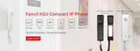 Telefono IP PoE Compatto Fanvil H2U per Hotel, da Parete, per Bagno, Nero/Bianco Opzionale