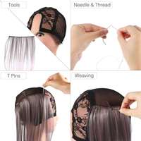 25 pièces C Style aiguille de tissage pour outils d'extension de cheveux trame Type de tissage fil incurvé couture Salon aiguille de tissage