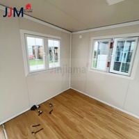 Villa de luxe moderne préfabriquée en acier léger, prête à l'emploi, extensible, type conteneur, 40 pieds x 20 pieds, 2 à 5 chambres, bureau, salon