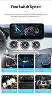 Autoradio Qualcomm 665 avec CarPlay sans fil et Android 14 pour Mercedes Classe E W212 2009-2016 avec garantie d'un an