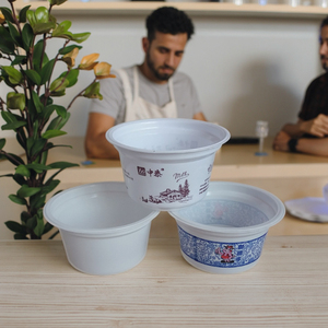 Biểu Tượng Tùy Chỉnh 220 ml Cốc Sữa Chua Bao Bì Nhựa <span class=keywords><strong>Container</strong></span> Cho Sữa Chua Đông Lạnh Và Ice Cream Với Nắp - Product Image 3