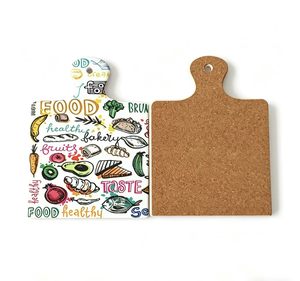 Sous-plat de cuisine en céramique écologique personnalisable en gros avec finition brillante/mate et base en liège pour casseroles chaudes et <span class=keywords><strong>plaques</strong></span> de cuisson - Product Image 3