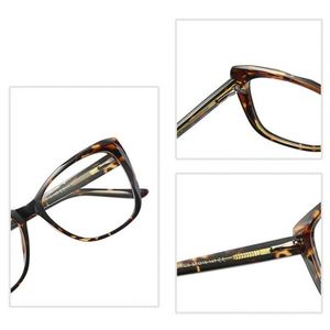 Lunettes anti-lumière bleue pour ordinateur, tendance 2020, pour femmes, style œil de chat, TR90, anti-lumière bleue - Product Image 6