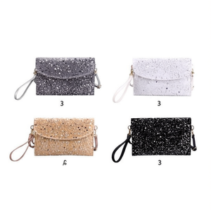 <b>Sequined</b> Beaded <b>Handbag</b> Crossbody Bag 17x26.5Cm For Women Party Evening Use - Product Image 2