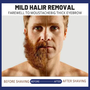 <span class=keywords><strong>Crème</strong></span> d'épilation pour hommes Instrument d'épilation de la barbe faciale pour hommes Cire d'épilation de la barbe - Product Image 3