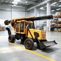 Machine de forage rotative avancée pour la construction de pieux hélicoïdaux et les projets d'ingénierie des fondations en sol