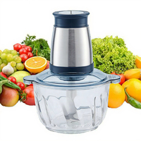 Hachoir à viande électrique en acier inoxydable silencieux, pilon à igname pour le Nigeria, mixeur Fufu, capacités 2L, 4L, 6L, 10L, usage domestique