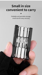 Outils de réparation de vélo, ensemble de réparation et de démontage multifonctionnel 8 en 1 pour VTT, tournevis hexagonal, clé - Product Image 4