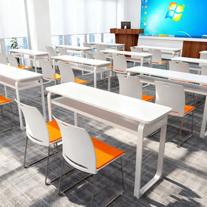 โต๊ะและเก้าอี้นักเรียนกรอบโลหะสำหรับผู้ใหญ่อุปกรณ์เฟอร์นิเจอร์ในโรงเรียน - Product Image 2