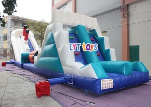 Parcours d'obstacles gonflable commercial géant et détachable pour enfants et adultes - Product Image 2