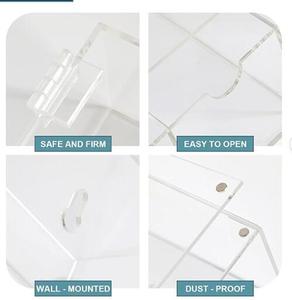 Treo Tường Acrylic hiển thị trường hợp với kệ rõ ràng tầng Showcase hiển thị tủ hiển thị trường hợp - Product Image 3