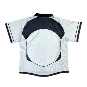 Maillot de football personnalisé avec broderie de logo, impression, design, coupe et <span class=keywords><strong>couture</strong></span>, blanc, style streetwear - Product Image 3