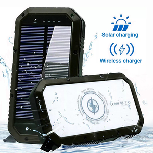 Bộ sạc năng lượng mặt trời đa chức năng và Đèn pin Led, bộ sạc pin chống nước 20000mAh, năng lượng mặt trời di động bên ngoài - Product Image 4