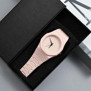 <span class=keywords><strong>Orologi</strong></span> al Quarzo Ottagonali <span class=keywords><strong>con</strong></span> <span class=keywords><strong>Numeri</strong></span> Arabi, Cinturino in Plastica in Vari Colori, Regolatore a Catena e Confezione Regalo - Product Image 4