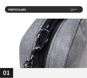 Elegante Bolso Bandolera Grande, Bolso Lateral Impermeable Personalizado para Chicos, Bolso de Hombro Único de Diseño Cruzado para Hombres - Product Image 4