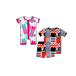 Kleding van bamboe voor baby's, romper, 95% bamboe, 5% spandex, zacht, schattig, met rits, tweerichtingsrits, newborn kleding - Product Image 1