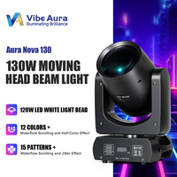 Luz de Escenario Móvil Vibe Aura de 130W con LED de Luz Blanca, IP20, DMX512, Atenuación Lineal y Efecto Halo para Clubes y Locales