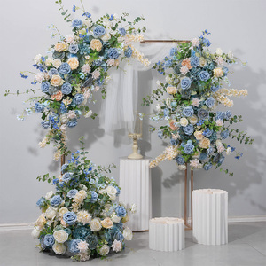 M-FAB008 Hot Bán Hàng Đám Cưới Vòm Hoa Sang Trọng Màu Trắng Vòm Hoa <span class=keywords><strong>Arrangemnt</strong></span> Nhân Tạo Tăng Hoa Vải Vòm Cho Tổ Chức Sự Kiện Trang Trí Nội Thất - Product Image 2