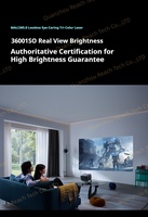 Projecteur laser tricolore 4K JMGO X5 Plus 3600 IOS 2026, projecteur de cinéma maison, prise en charge MEMC pour zoom optique
