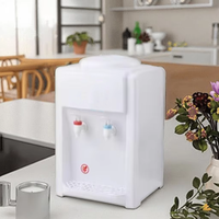 Distributeur d'eau chaude et froide compact de bureau en plastique électrique pour la maison et l'hôtel