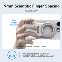 Télécommande de Déclenchement sans Fil TELESIN avec Poignée Magnétique, Compatible avec iPhone et Android, Accessoire pour Smartphone et Appareil Photo
