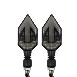 Clignotants LED pour moto, double couleur, forme flèche, feux indicateurs pour véhicule tout-terrain avec fonction DRL - Product Image 3