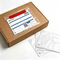 Pochette à soufflets latéraux pour documents A4 A5, auto-adhésive, résistante à l'humidité, pour listes de colisage et factures, pour expédition logistique FBA