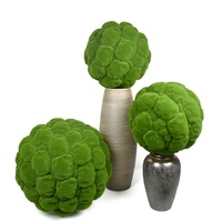 Boule de plantes artificielles suspendue au plafond, boule de mousse artificielle, plante topiaire pour la décoration de mariage et de fête