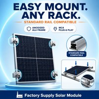 Module Solaire Monocristallin TOPCon Type N 730W, Efficacité 23,5%, Cellules Demi-Coupées 1500VDC pour l'Énergie Commerciale sur Toiture