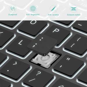 Computer Peripherals Multimedia Ergonomic <b>Mini</b> Slim RGB Backlight Wireless bluetooth Keyboard Mouse Combo - Product Image 6